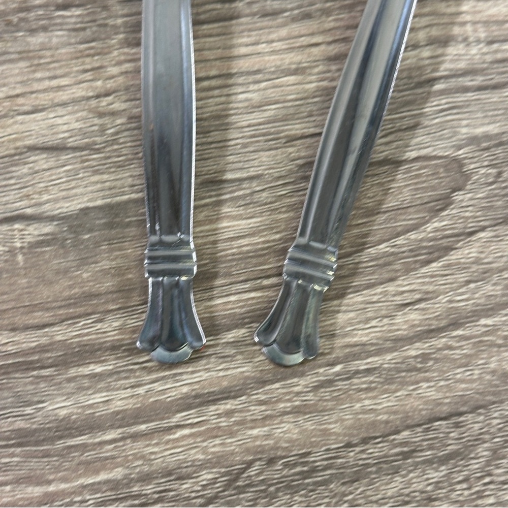 ROYALE Large / Casserole Serving Spoon & Slotted Spoon Retroneu 18/8 Korea - Picture 2 of 4